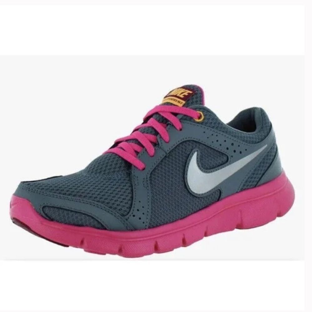 NIKE FLEX EXPERIENCE RN 2 WOMEN SHOES SIZE 9 COLOR PINK AND GREY